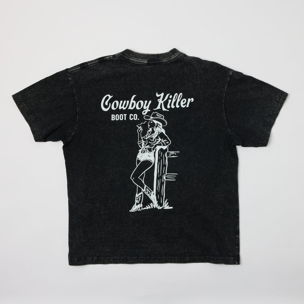 CK Tee-Tall Cowgirl-Graphite