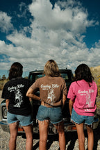 CK Tee-Tall Cowgirl-Graphite