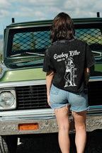 CK Tee-Tall Cowgirl-Graphite