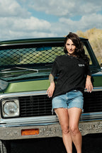 CK Tee-Tall Cowgirl-Graphite